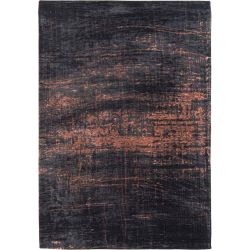 Tapis de Salon Design rectangulaire haut de gamme Mad Men Griff noir et cuivre
