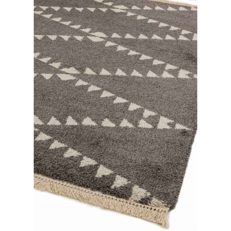Tapis de style berbère en polypropylène extra doux Tigre gris foncé Tapis de style berbère en polypropylène extra doux Tigre gris foncé
