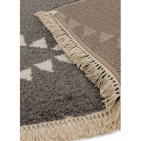 Tapis de style berbère en polypropylène extra doux Tigre gris foncé Tapis de style berbère en polypropylène extra doux Tigre gris foncé
