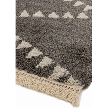 Tapis de style berbère en polypropylène extra doux Tigre gris foncé Tapis de style berbère en polypropylène extra doux Tigre gris foncé