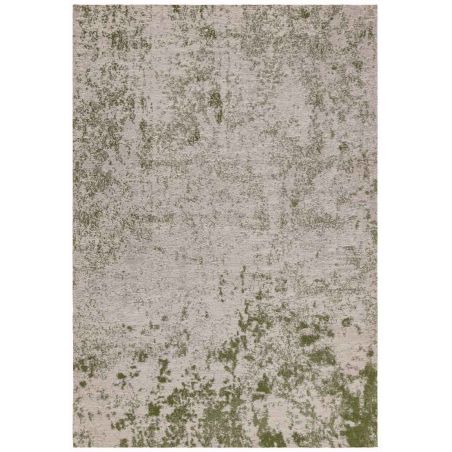 Tapis d'extérieur polypropylène recycle motifs fondus DARA Green