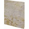 Tapis d'extérieur polypropylène recyclé motifs fondus DARA Ocre