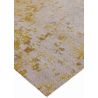 Tapis d'extérieur polypropylène recyclé motifs fondus DARA Ocre