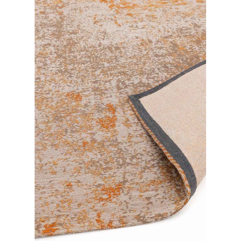 Tapis d'extérieur de qualité motifs ombrés DARA Terracotta