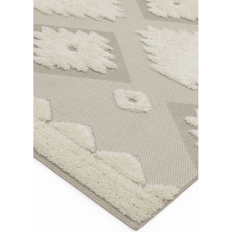 Tapis d'extérieur MONTY naturel et crème TRIBAL