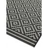 Tapis d'extérieur PATIO mono noir DIAMOND