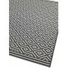 Tapis d'extérieur PATIO mono noir DIAMOND