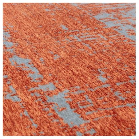 Tapisde salon tissé plat Orange intense Portimao Tapisde salon tissé plat Orange intense Portimao