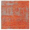 Tapisde salon tissé plat Orange intense Portimao