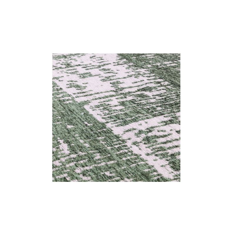 Tapisde salon tissé plat Vert forêt Portimao