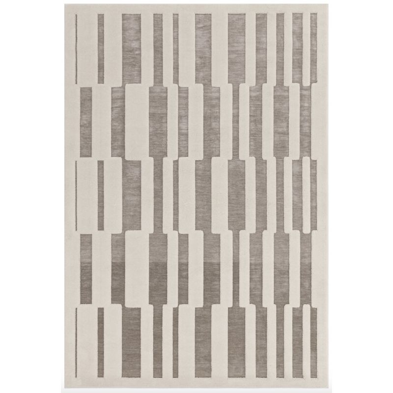 Tapis design Valongo Natural Ivory Tile par Joseph Lebon