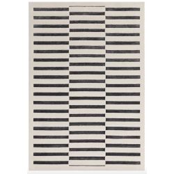 Tapis design Valongo Charcoal Ivory Build par Joseph Lebon