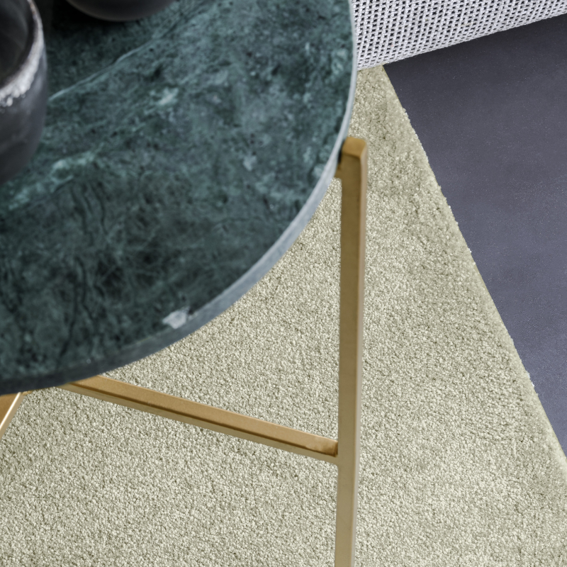 Tapis rond sur-mesure écoresponsable Thoosa Gris Mastic