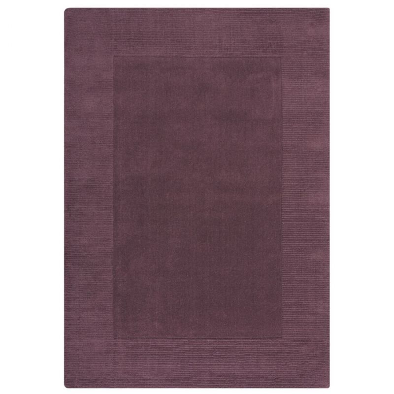 Tapis classique Laine Rectangulaire Violet Pourpre Tuscany