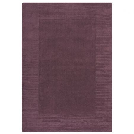 Tapis classique Laine Rectangulaire Violet Pourpre Tuscany