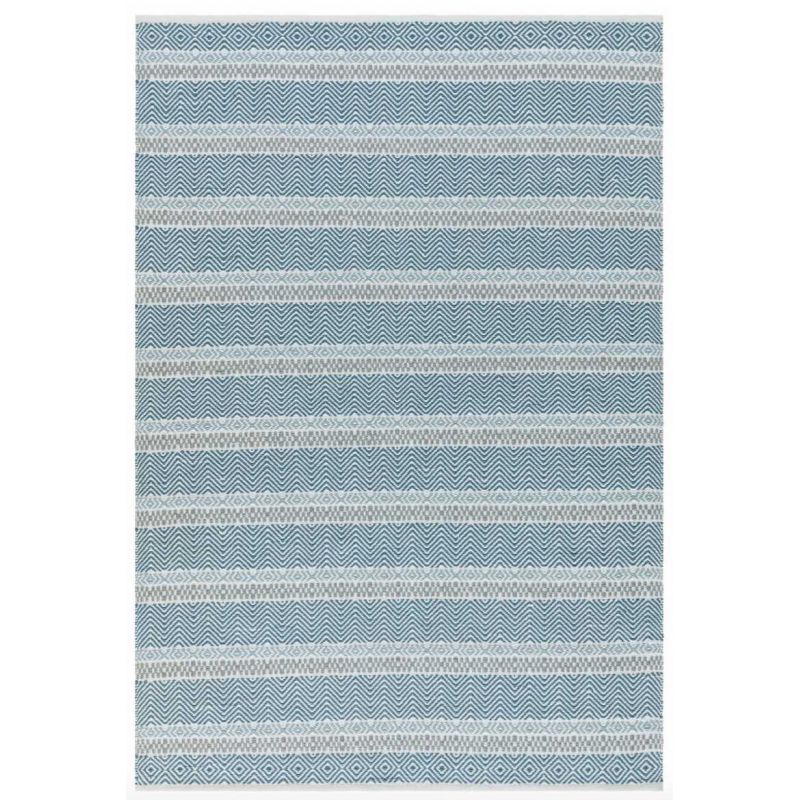 Tapis d'extérieur BOARDWALK bleu multi