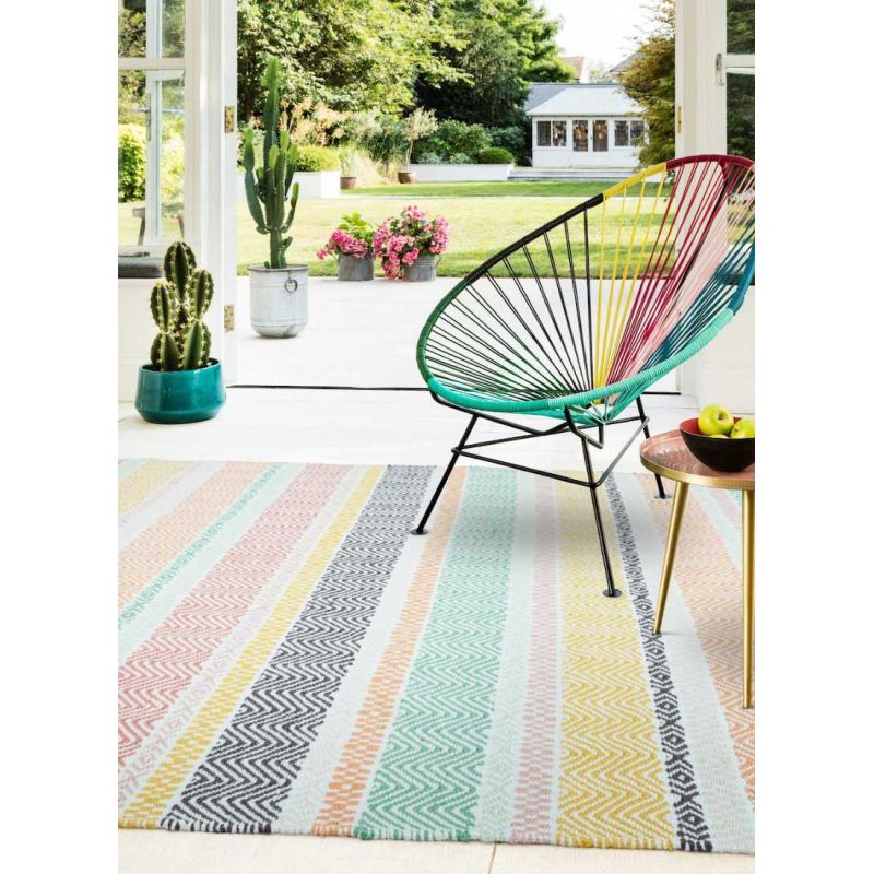 Tapis d'extérieur Boardwalk pastel multi