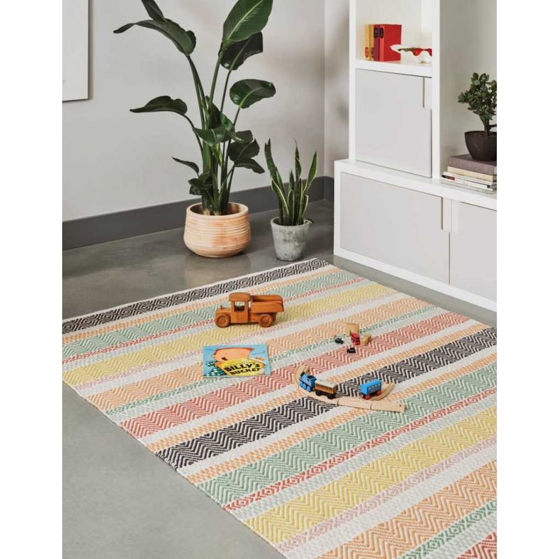 Tapis d'extérieur Boardwalk pastel multi