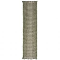 Tapis de salle à manger en juteOmbre Vert Mottle