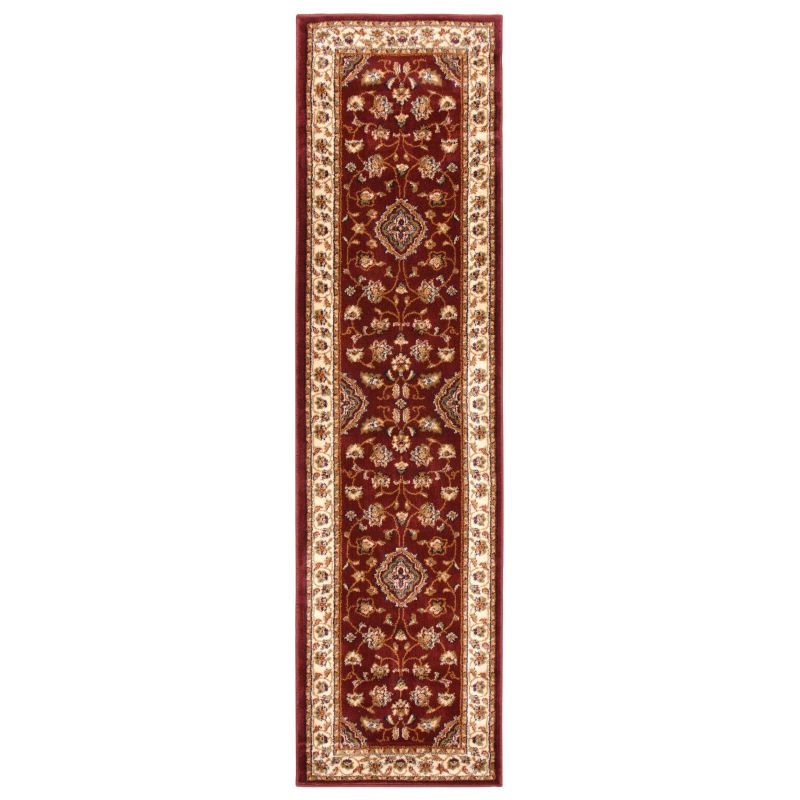 Tapis de couloir à motifs persans Rouge Sherborne