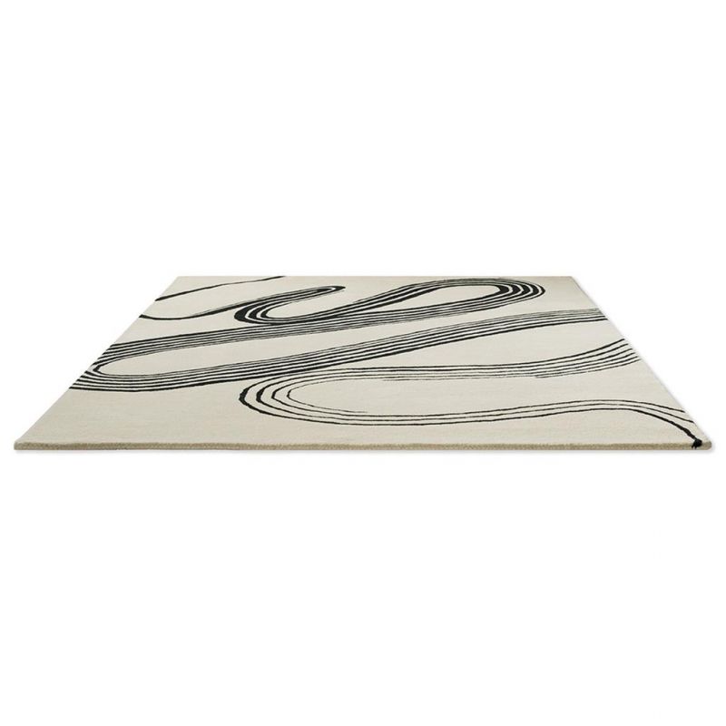 Tapis moderne haut de gamme pure laine Decor Flow SOFT SAND 
