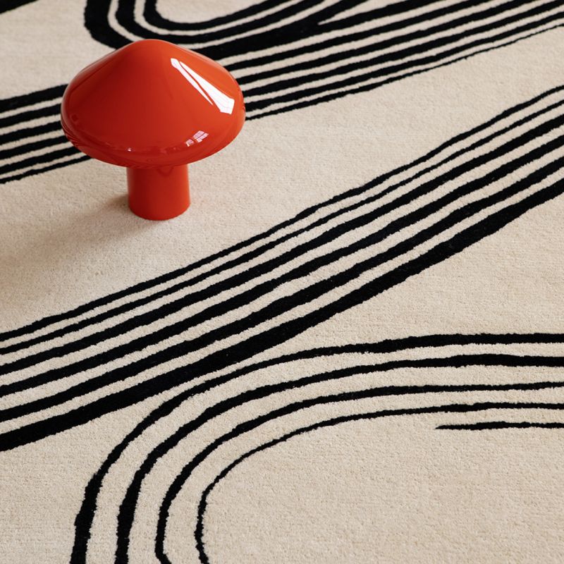 Tapis moderne haut de gamme pure laine Decor Flow SOFT SAND 