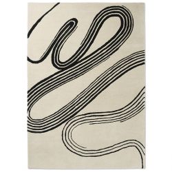 Tapis moderne haut de gamme pure laine Decor Flow SOFT SAND