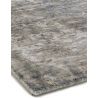 Tapis de salon moderneviscose tissé main Bercy gris
