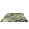 Tapis de salon en pure laine et viscose Ancient Canopy Vert Forêt