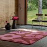 Tapis en laine fleurs roses Sprig Stem Paprika