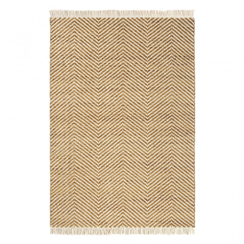 Tapis de salon haut de gamme pure laine jaune Atelier Twill