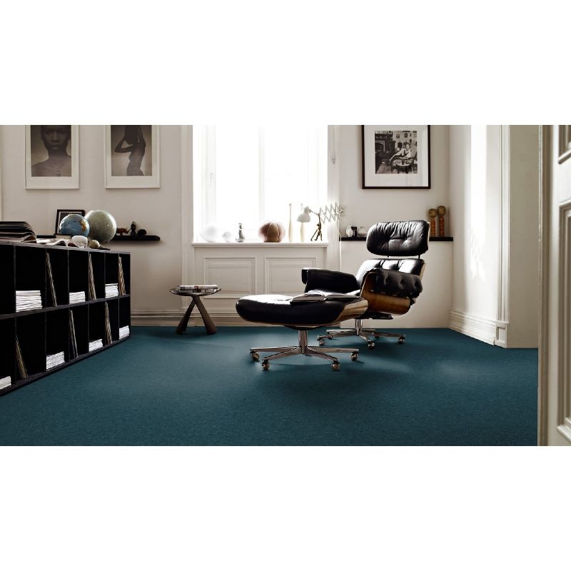 Tapis sur Mesure Bleu Foncé gamme Safira bureau