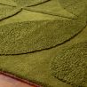 Tapis en laine fleurs vertes Solid Stem Fern