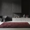 Tapis haut de gamme pure laine pourpre Mural Bold Burgundy