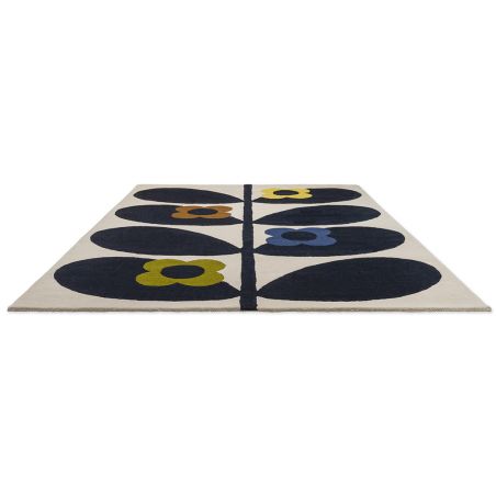 Tapis rétro haut de gamme en laine Wild Rose Faw Tapis rétro haut de gamme en laine Wild Rose Faw