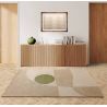 Tapis de salon contemporain pure laine beige Rife
