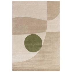 Tapis de salon contemporain pure laine beige Rife