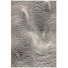 Tapis design abstrait noir et blanc Magnitude Brasilia