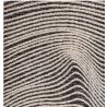 Tapis design abstrait noir et blanc Magnitude Brasilia
