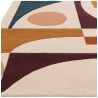 Tapis en laine contemporain multicolore Connect Oleniok