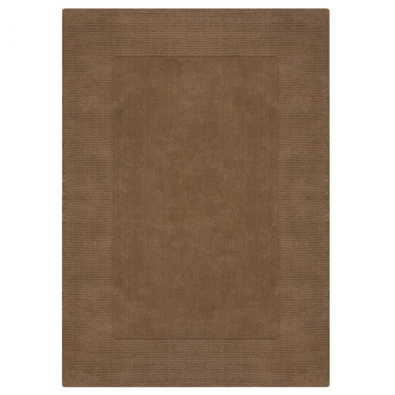 Tapis classique en laine marron Tuscany