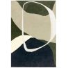 Tapis haut de gamme en laine et viscose Moss Santiago