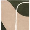 Tapis haut de gamme en laine et viscose Moss Santiago