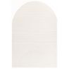 Tapis de salon original en pure laine Blanc cassé Organia Dome