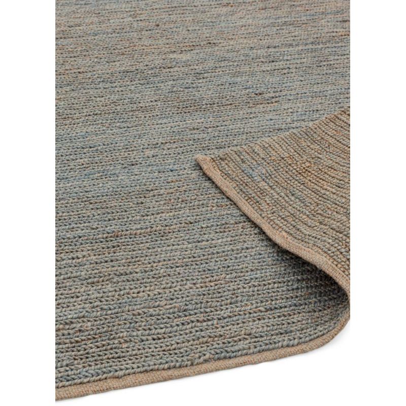 Tapis original intérieur-extérieur en jute Epinettes Argent