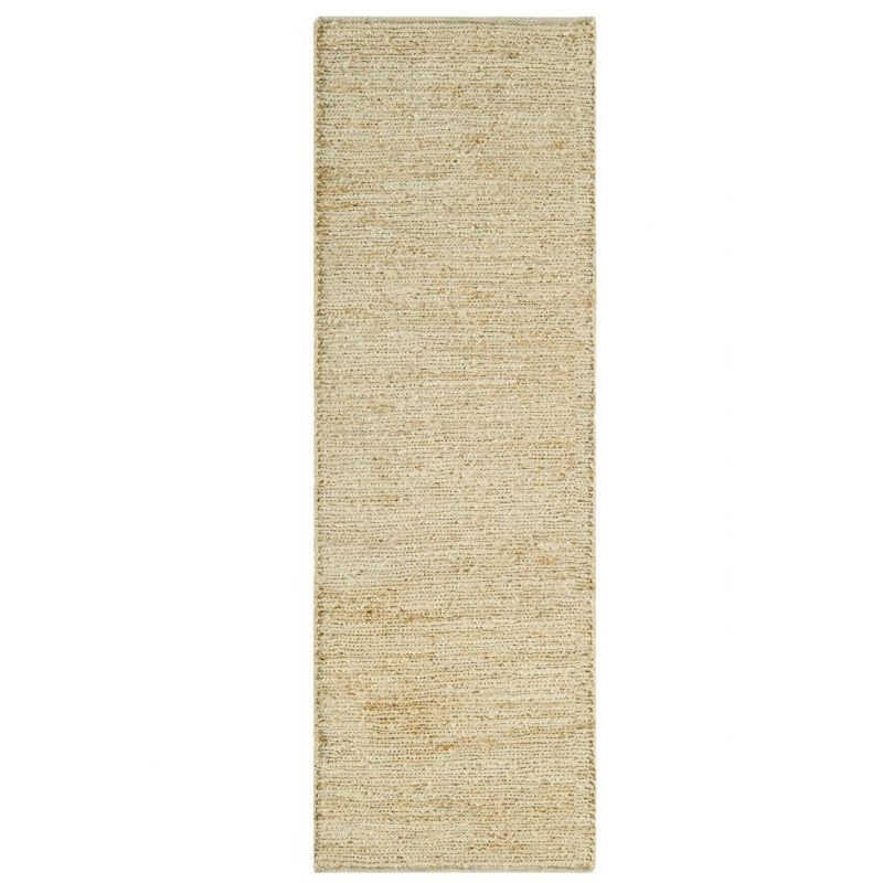 Tapis de couloir intérieur-extérieur en jute Epinettes Beige