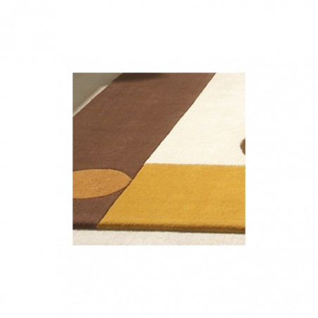Tapis Contemporain Moon Beige par Carving Tapis Contemporain Moon Beige par Carving