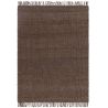 Tapis fait main en jute marron Gaia