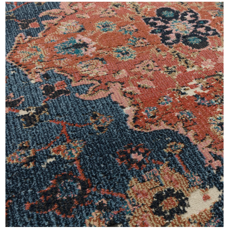 Tapis de salon motifs persans Heris Zenobia détail