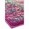 Tapis motif medaillon fuschia Cuzco zoom